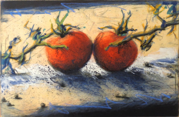 Peter Wever, Zwei Tomaten, Radierung