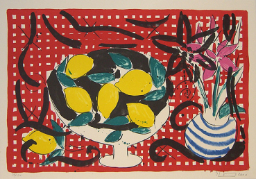 Stefan Szczesny, Bowl of Lemons - Birthday Suite, Lithografie